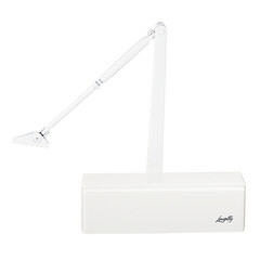 Доводчик дверной Lavelly (65-85 кг) белый - фото 4