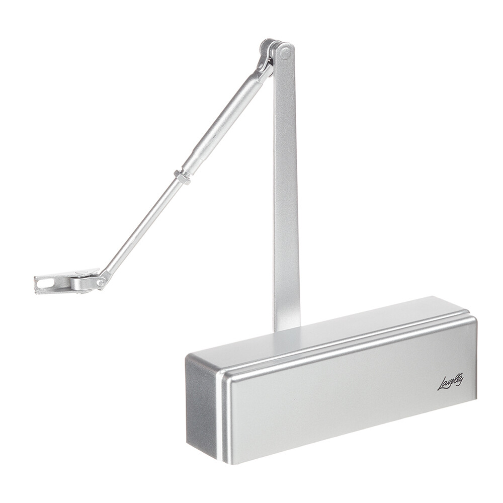 Изображение товара Доводчик дверной Lavelly (65-85 кг) серебро