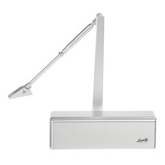 Доводчик дверной Lavelly (65-85 кг) серебро - фото 2