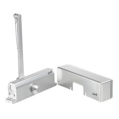 Доводчик дверной Lavelly (65-85 кг) серебро - фото 5