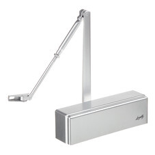 Доводчик дверной Lavelly (80-120 кг) серебро