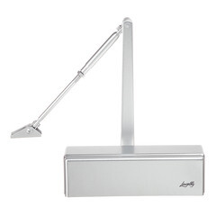 Доводчик дверной Lavelly (80-120 кг) серебро - фото 4