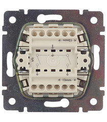 Выключатель Legrand Valena двухклавишный встраиваемый алюминий (694337) - фото 6