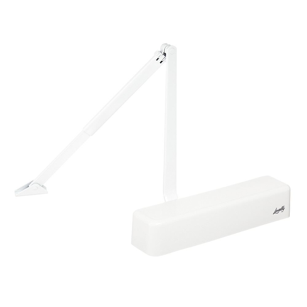 Изображение товара Доводчик дверной Lavelly (120-180 кг) белый