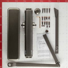 Доводчик дверной Lavelly (120-180 кг) бронза - фото 3