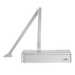 Доводчик дверной Lavelly (120-180 кг) серебро - фото 5