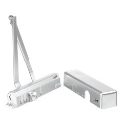 Доводчик дверной Lavelly (120-180 кг) серебро - фото 4