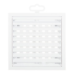 Решетка вентиляционная пластиковая приточно-вытяжная Era РРП 150х150 мм регулируемая белая - фото 6