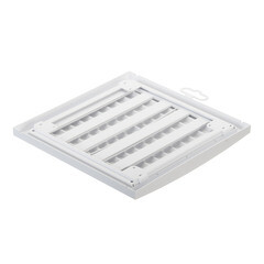 Решетка вентиляционная пластиковая приточно-вытяжная Era РРП 200х200 мм регулируемая белая - фото 6