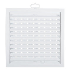 Решетка вентиляционная пластиковая приточно-вытяжная Era РРП 250х250 мм регулируемая белая - фото 6