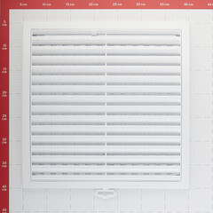 Решетка вентиляционная пластиковая приточно-вытяжная Era РРП 350х350 мм регулируемая белая - фото 5