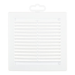 Решетка вентиляционная пластиковая приточно-вытяжная Era РЦ 150х150 мм с сеткой белая - фото 5