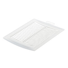 Решетка вентиляционная пластиковая приточно-вытяжная Era РЦ 150х200 мм с сеткой белая - фото 6