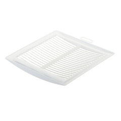 Решетка вентиляционная пластиковая приточно-вытяжная Era РЦ 200х200 мм с сеткой белая - фото 6