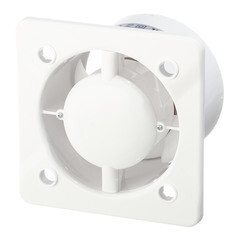 Изображение товара Вентилятор осевой Awenta KW100H без панели с датчиком влажности и таймером d100 мм белый