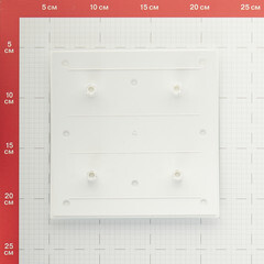 Панель декоративная для вентилятора KW Awenta PEG100 белое матовое стекло - фото 5