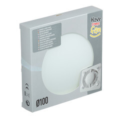 Панель декоративная для вентилятора KW Awenta PEG100 белое матовое стекло - фото 4