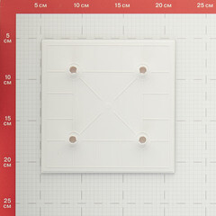 Панель декоративная для вентилятора KW Awenta PTG100 белое матовое стекло - фото 4