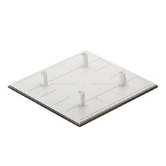 Панель декоративная для вентилятора KW Awenta PTGB100P черное глянцевое стекло - фото 6