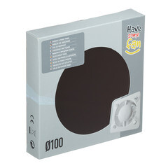 Панель декоративная для вентилятора KW Awenta PTGB100P черное глянцевое стекло - фото 4