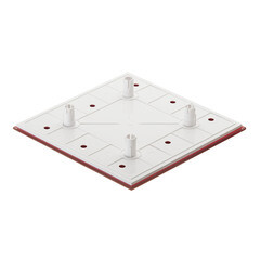 Панель декоративная для вентилятора KW Awenta PTGR100P красное глянцевое стекло - фото 2