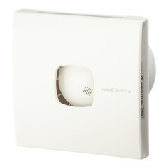 Вентилятор осевой Cata Silentis 12 T с таймером 170х170 мм d120 мм слоновая кость - фото 1