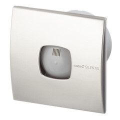 Изображение товара Вентилятор осевой Cata Silentis 10 Inox T с таймером d100 мм серебро