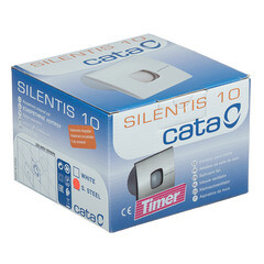 Вентилятор осевой Cata Silentis 10 Inox T с таймером d100 мм серебро - фото 3