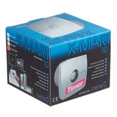 Вентилятор осевой Cata X-Mart 10 Timer с таймером d100 мм слоновая кость - фото 3