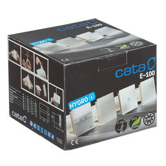 Вентилятор осевой Cata E-100 GTH с датчиком влажности и таймером d100 мм белый - фото 2