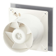 Вентилятор осевой Cata E-120 GTH с датчиком влажности и таймером 170х170 мм d120 мм белый - фото 2
