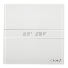 Вентилятор осевой Cata E-120 GTH с датчиком влажности и таймером 170х170 мм d120 мм белый - фото 5
