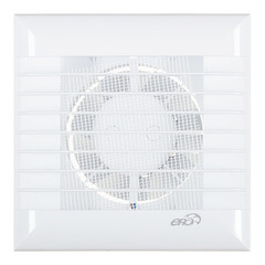 Вентилятор осевой Era Euro с антимоскитной сеткой 160х160 мм d100 мм белый - фото 5