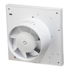 Вентилятор осевой Era Euro с автоматическими жалюзи 160х160 мм d100 мм белый - фото 6