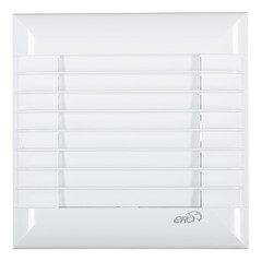 Вентилятор осевой Era Euro с автоматическими жалюзи 160х160 мм d100 мм белый - фото 5