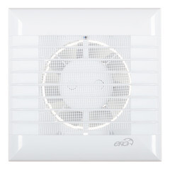 Вентилятор осевой Era Euro с датчиком влажности с антимоскитной сеткой 160х160 мм d100 мм белый - фото 5