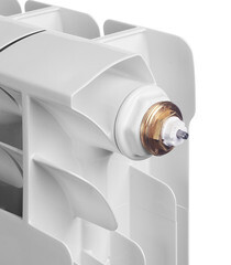 Радиатор биметаллический Rifar Base Ventil 500 мм 4 секции 3/4 нижнее правое подключение белый - фото 3