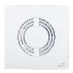 Вентилятор осевой Era Neo с обратным клапаном с антимоскитной сеткой 160х160 мм d100 мм белый - фото 4