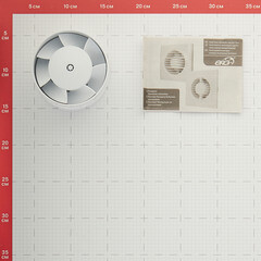 Вентилятор канальный Era Profit d100 мм белый - фото 6