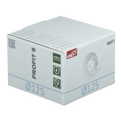 Вентилятор канальный осевой Era Profit d125 мм белый - фото 4