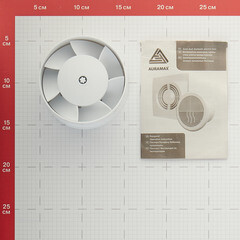 Вентилятор канальный Auramax VP d100 мм белый - фото 5