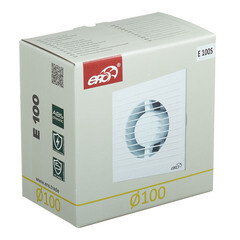 Вентилятор осевой Era Е с антимоскитной сеткой 160х160 мм d100 мм белый - фото 8