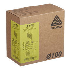 Вентилятор осевой Auramax A с тяговым выключателем 160х160 мм d100 мм белый - фото 6