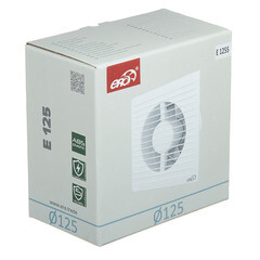 Вентилятор осевой Era E с антимоскитной сеткой 180х180 мм d125 мм белый - фото 6