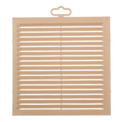 Решетка вентиляционная пластиковая приточно-вытяжная Era С 194х194 мм с сеткой бежевая - фото 3