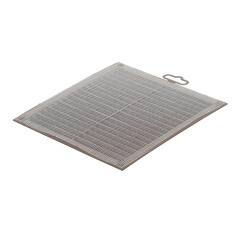 Решетка вентиляционная пластиковая приточно-вытяжная Era С 194х194 мм с сеткой коричневая - фото 2