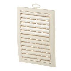 Изображение товара Решетка вентиляционная пластиковая приточно-вытяжная Era РРП 180х250 мм регулируемая слоновая кость