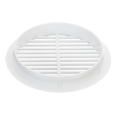 Решетка вентиляционная пластиковая переточная Era ДП d50,4 мм с фланцем d45 мм белая (4 шт.) - фото 5
