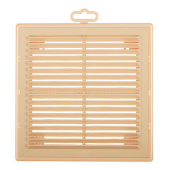 Решетка вентиляционная пластиковая приточно-вытяжная Era Р 208х208 мм с сеткой бежевая - фото 5