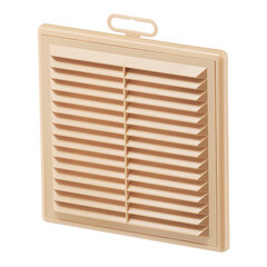 Изображение товара Решетка вентиляционная пластиковая приточно-вытяжная Era Р 150х150 мм с сеткой бежевая